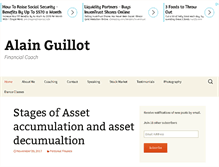 Tablet Screenshot of alainguillot.com